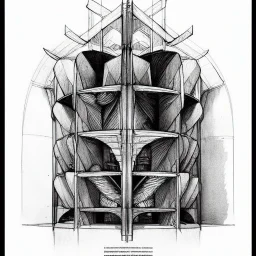 building cross section, interior croquis, building interior architecture,building cross section, detailed room+Book illustration by , Jean Baptiste Monge, strong lines, high contrast vibrant colors, highly detailed, 16k resolution, trending on behance