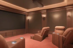 a dedicated home cinema room