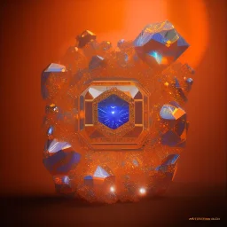 Lord of the Ring diamonds shreds of glass, orange diamonds sparkles, red rubi fragments, surrealism, around, blue lights reflexes, complex structure, gold details, intricate ring shine,Unreal Engine 5, macro lens,sharp focus, photorealistic, hyper detailed, studio lighting, neon light ambient, cinematic lighting trending of by artstation