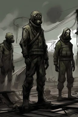 Нарисуй АРТ на тему: SCP,пост апокалипсис