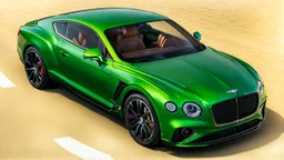 the third generation Bentley Continental GT by its overall design. The front bumper seems to be derived from the BMW M3 (F80) and BMW M4 (F82/F83), while the headlights were most likely taken from modern Porsches, such as the Porsche 991. The tail lights and rear chrome trim might be based on the Lagonda Taraf.