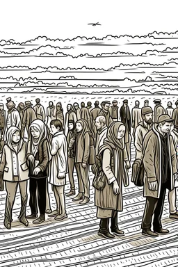 people stranded with nothing