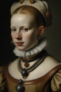 1600 ´svery royaltywoman with a small neck collar