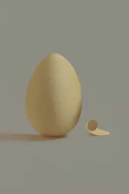 an egg with a wing