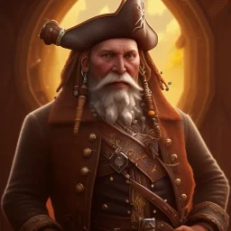 close up of an old pirate drinking rum, deep focus, d & d, fantasy, intricate, elegant, highly detailed, digital painting, artstation, concept art, matte, sharp focus, illustration, hearthstone, art by artgerm and greg rutkowski and alphonse mucha