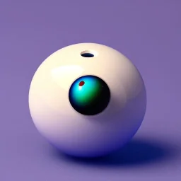 futuristic billiard ball