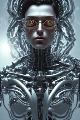 future, cyborg ,head , terminator, brain, men