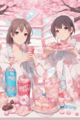 sweets,Sakura,soda,pop