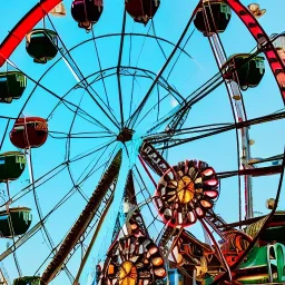 turtle and ferris wheel