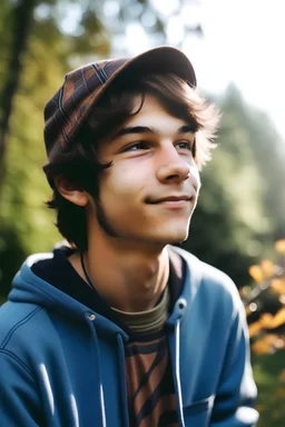 un adolescente que es un espíritu libre y curioso y aunque su personalidad despreocupada también alberga un profundo sentido de responsabilidad