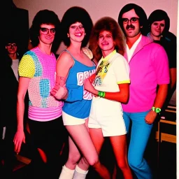 Photo of 1980s party