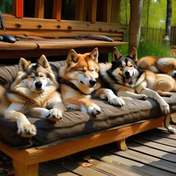 relaxed animals