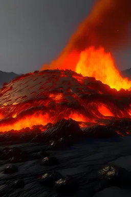 a lava maoten and its reinning