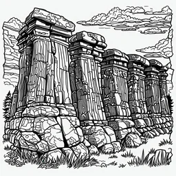 Coloring book, Stonehenge