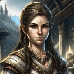 sorcerer, elder scrolls, female, pretty, attractive, hermaeus mora, aged 13