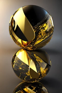 AI shattered glass marble black body gold mettalic expose art realisticv2 surrealism 4k resolution art