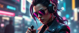 airbrush 3d rendering, mafia cyberpunk stylish lady dr smick Vex is now officially in stasis. No experiments. No clones. No accidental galaxy-ending breakthroughs. motion blur background,