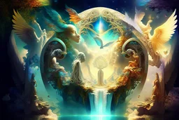 paradise, eden, dreamlike realm, afterlife, diversity celestials