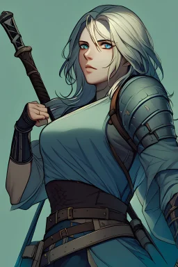 Ciri of the movie the Witcher