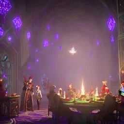 A warlock’s Christmas festivities in manor