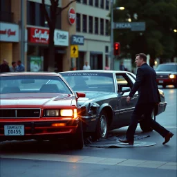 John Travolta travolto da un'auto