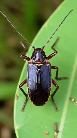 Cockroach front view