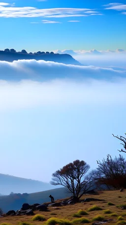 Mystery clouds and fog,