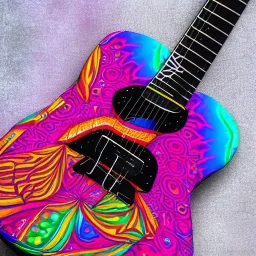 PEACE SIGN psychedelic hippie guitar