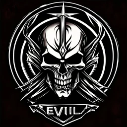 "Design a captivating and menacing logo for 'Greatevil,' capturing the essence of dark power and malevolence. Incorporate bold and sinister typography, along with ominous symbols or imagery that convey a sense of supremacy and wickedness. The logo should command attention while evoking a strong sense of foreboding, leaving viewers with a visceral impression of the great evil represented."