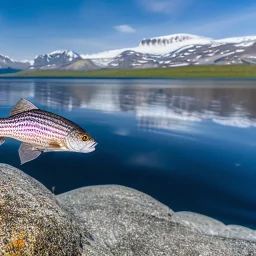  alaska grayling, thymallus arcticus