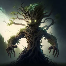 A tree creature with infinite power