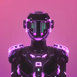 handsome, cute man, handsome man in futuristic suits, black and white highlight hair color, pink and purple background, pink lighting, deep purple backlighting, gun, smoke, robot suits