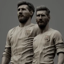 perfect face, lionel messi golden statue, 8k, render, ray tracing, highly detailed, highly realistic