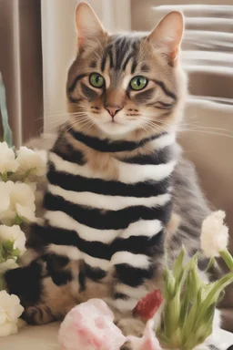 my rly cute cat striped Benny