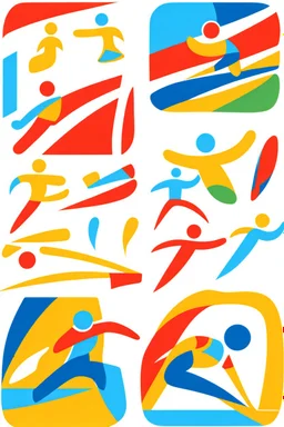 Physical Education and Sports. Various types of sports competitions. Abstract image of high quality.