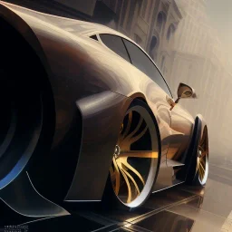 masterpiece wallpaper of modern car, shinny metal, city, low angle, intrincate, elegant, highly detailed, digital painting, artstation, concept art, smooth, sharp focus, illustration, art by artgerm and greg rutkowski and alphonse mucha, 8k