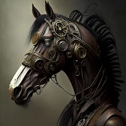 man head horse body steampunk style