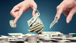 The image accompanying the article symbolically depicts the process of debt management and improving one's personal financial situation. The image portrays an ordinary individual holding the burden of debt and financial challenges in their hands. Meanwhile, another person, representing a financial consultant or advisor, is shown providing advice and guidance to the first person on how to effectively manage their debt and develop strategies to improve their financial situation. This image is ill