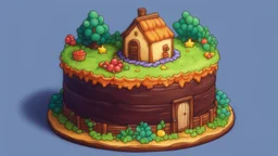Торт в стиле Stardew Valley