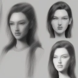 Drawing sketches Supermodel