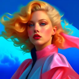 Madonna in the wind, plastic jacket