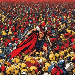 Leonidas and His 300 Androids Go Into Battle!