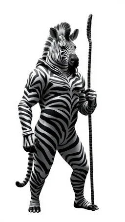 charon in zebra suit