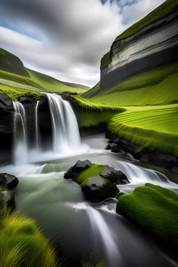 iceland waterfall