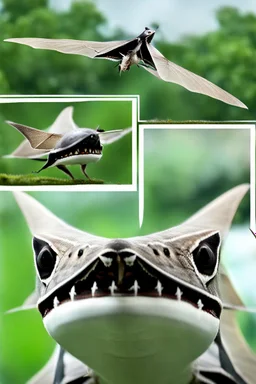 Moth / shark hybrid creature