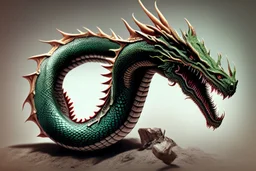 serpent dragon photorealiste