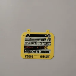 Megapass toll tag used at Megacity One to visit the Judge hall, Corridor 126 or C-126,