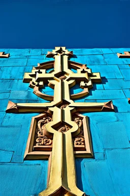 Architecture of Armenia, Sights. The crosses on the temples are twisted. Armenian style.