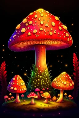 mushroom magic animie