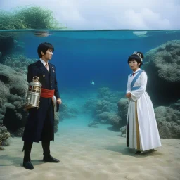 Mahou Tsukai Princess (1966-present Japanese live action-anime television series): Doctor Who and the Underwater Menace Production stills